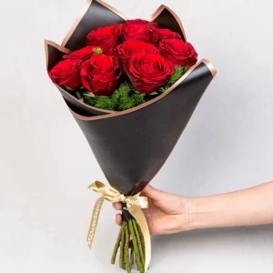 11 Red Rose Flower Bouquet
